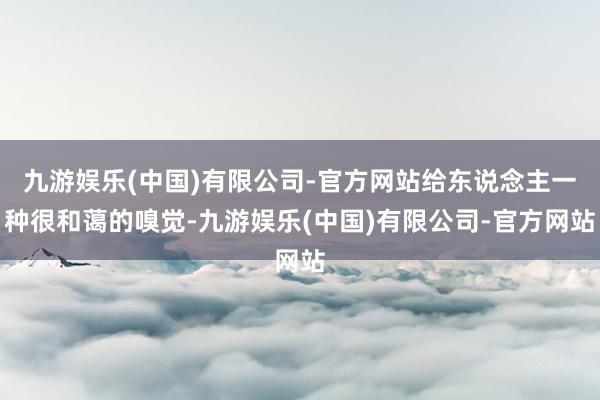 九游娱乐(中国)有限公司-官方网站给东说念主一种很和蔼的嗅觉-九游娱乐(中国)有限公司-官方网站